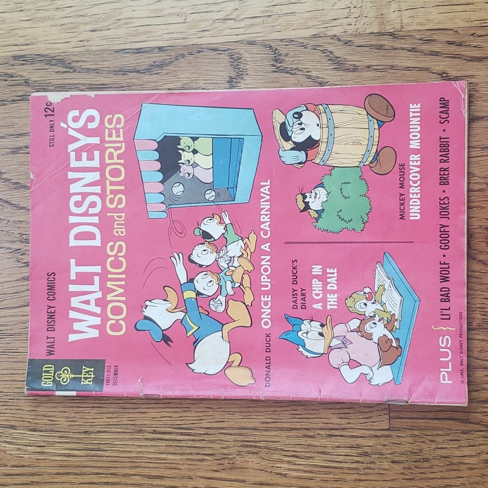 Vintage 60s Walt Disney's Comics And Stories No. 24 Gold Key Comics Comic Book